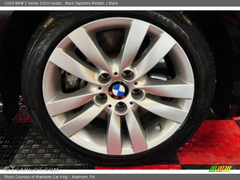 Black Sapphire Metallic / Black 2009 BMW 3 Series 335xi Sedan