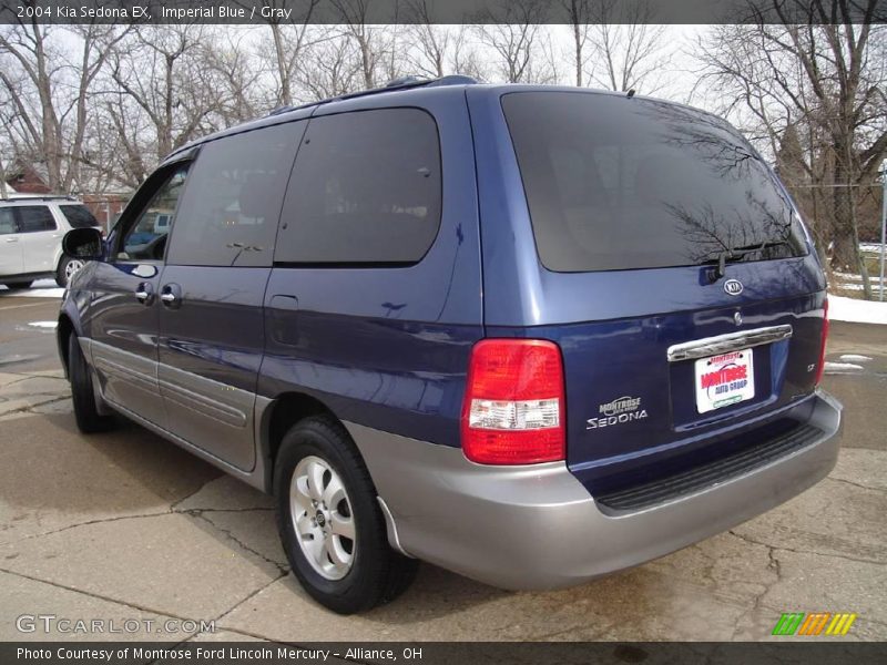 Imperial Blue / Gray 2004 Kia Sedona EX