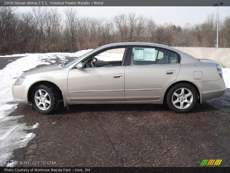 Polished Pewter Metallic / Blond 2006 Nissan Altima 2.5 S