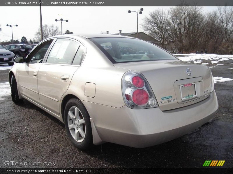 Polished Pewter Metallic / Blond 2006 Nissan Altima 2.5 S