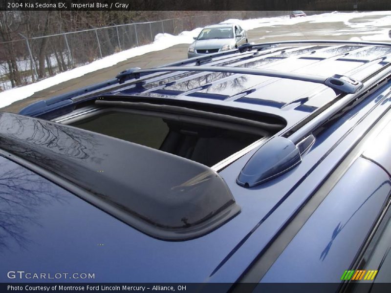 Imperial Blue / Gray 2004 Kia Sedona EX