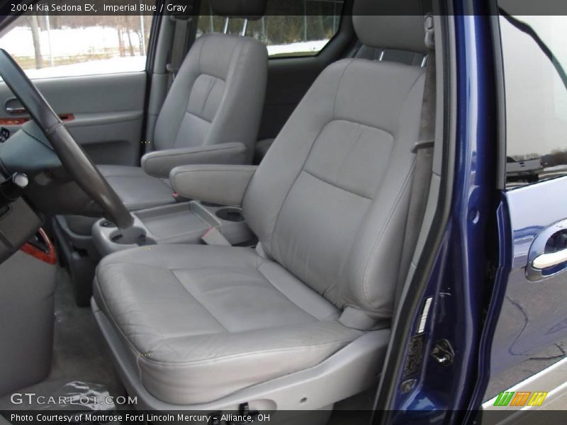 Imperial Blue / Gray 2004 Kia Sedona EX