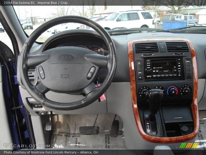 Imperial Blue / Gray 2004 Kia Sedona EX