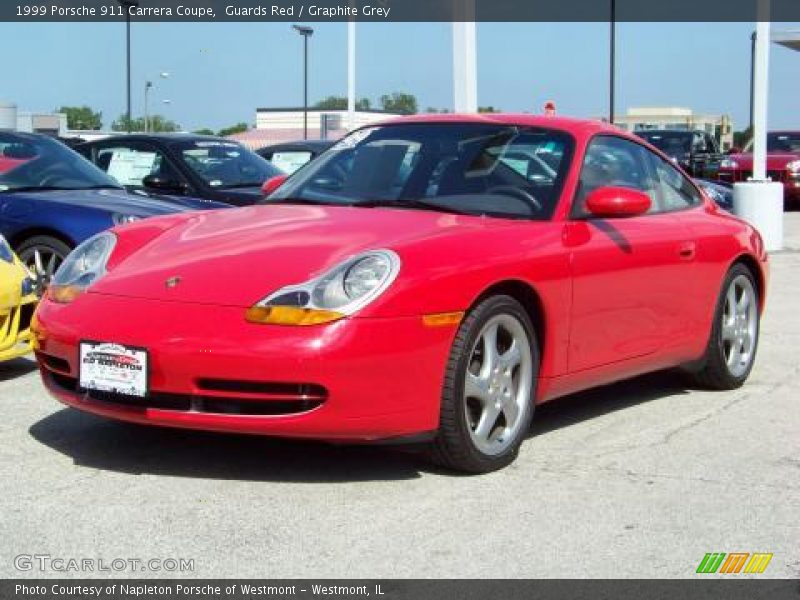 Guards Red / Graphite Grey 1999 Porsche 911 Carrera Coupe