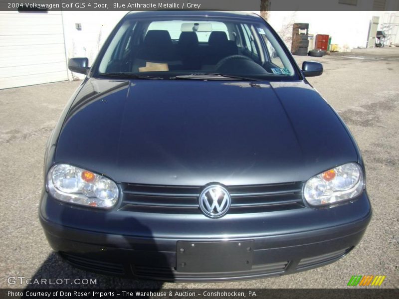 Blue Anthracite Metallic / Grey 2004 Volkswagen Golf GLS 4 Door