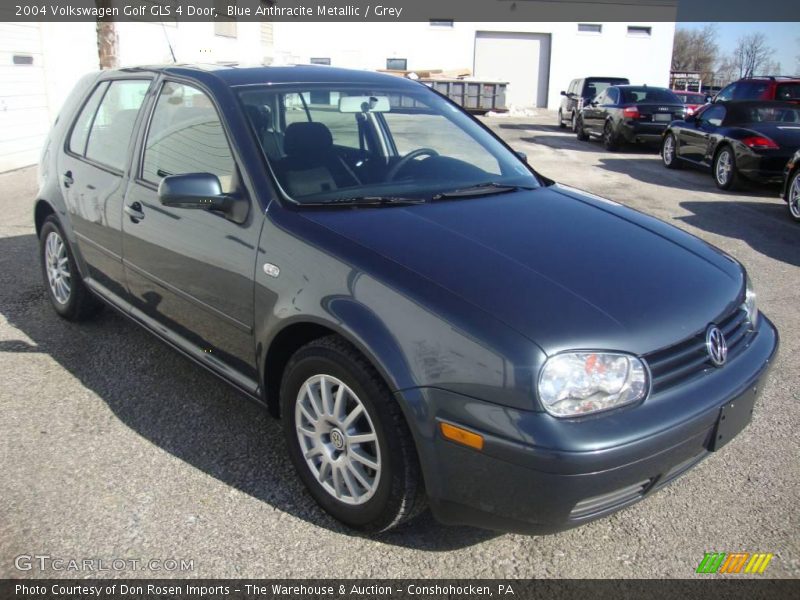 Blue Anthracite Metallic / Grey 2004 Volkswagen Golf GLS 4 Door