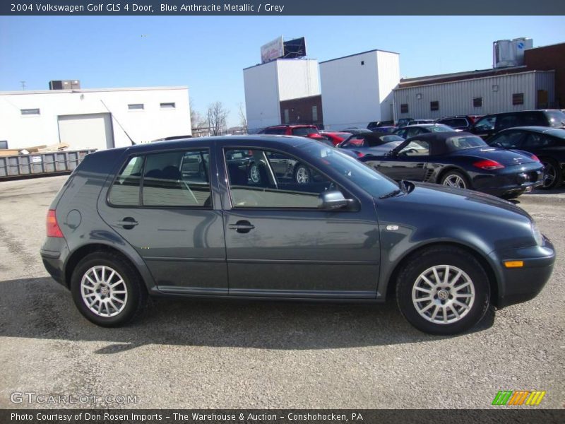 Blue Anthracite Metallic / Grey 2004 Volkswagen Golf GLS 4 Door