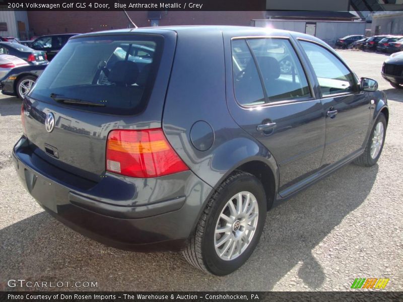 Blue Anthracite Metallic / Grey 2004 Volkswagen Golf GLS 4 Door