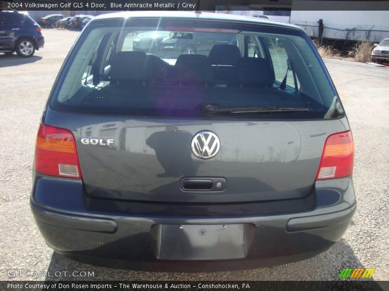 Blue Anthracite Metallic / Grey 2004 Volkswagen Golf GLS 4 Door