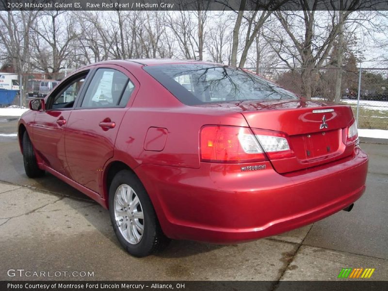 Rave Red Pearl / Medium Gray 2009 Mitsubishi Galant ES