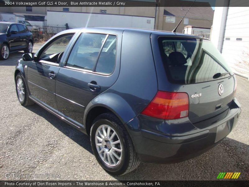 Blue Anthracite Metallic / Grey 2004 Volkswagen Golf GLS 4 Door