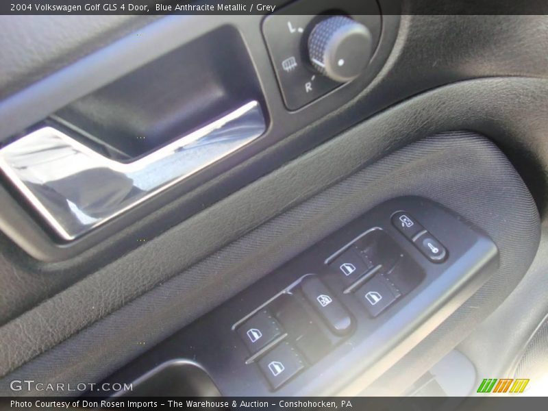 Blue Anthracite Metallic / Grey 2004 Volkswagen Golf GLS 4 Door