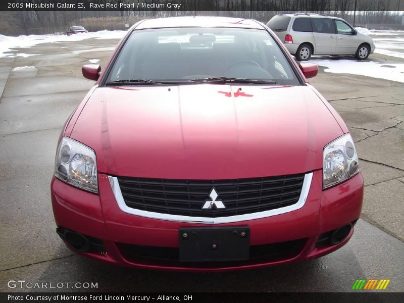 Rave Red Pearl / Medium Gray 2009 Mitsubishi Galant ES