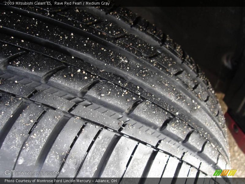 Rave Red Pearl / Medium Gray 2009 Mitsubishi Galant ES