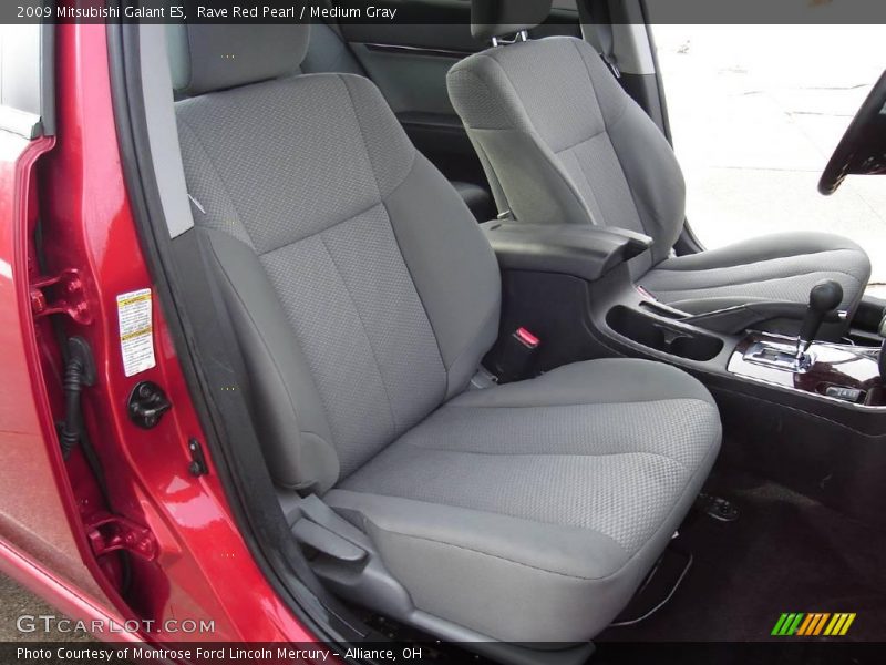 Rave Red Pearl / Medium Gray 2009 Mitsubishi Galant ES