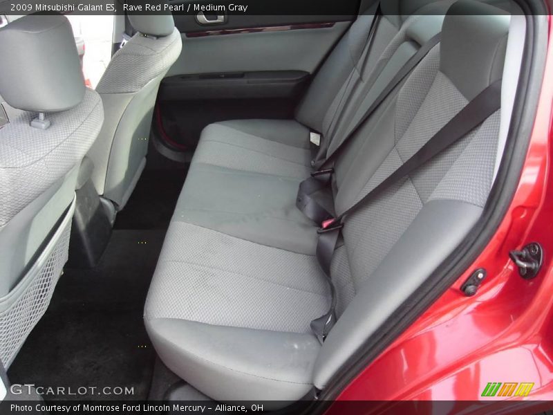 Rave Red Pearl / Medium Gray 2009 Mitsubishi Galant ES