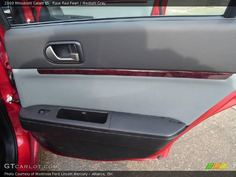 Rave Red Pearl / Medium Gray 2009 Mitsubishi Galant ES