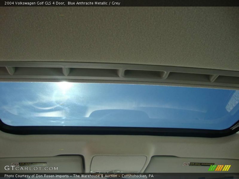 Blue Anthracite Metallic / Grey 2004 Volkswagen Golf GLS 4 Door