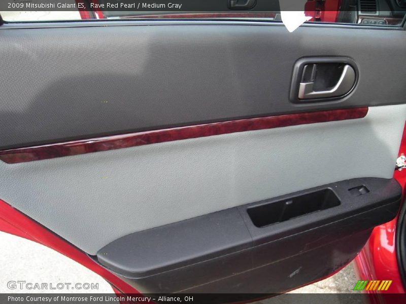 Rave Red Pearl / Medium Gray 2009 Mitsubishi Galant ES