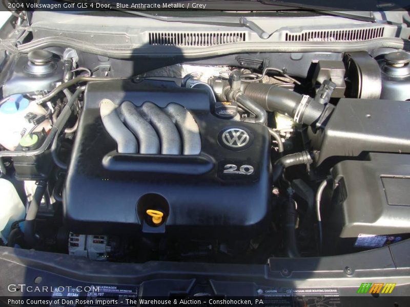 Blue Anthracite Metallic / Grey 2004 Volkswagen Golf GLS 4 Door