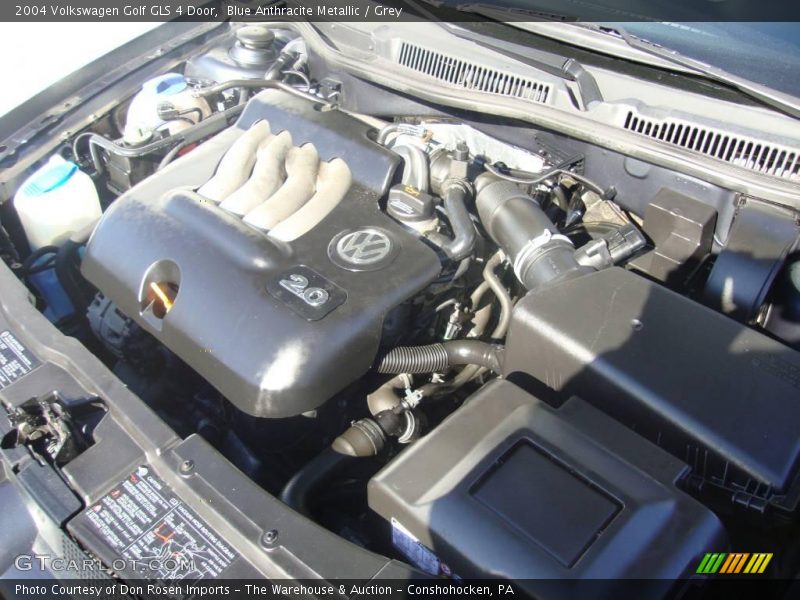 Blue Anthracite Metallic / Grey 2004 Volkswagen Golf GLS 4 Door