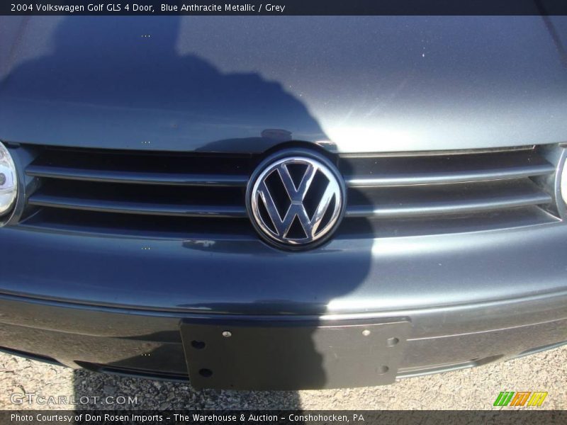 Blue Anthracite Metallic / Grey 2004 Volkswagen Golf GLS 4 Door