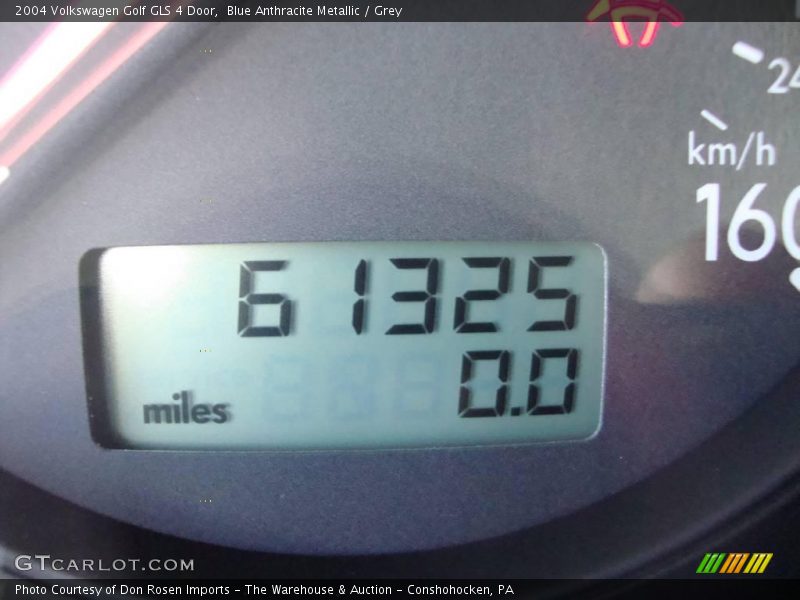 Blue Anthracite Metallic / Grey 2004 Volkswagen Golf GLS 4 Door