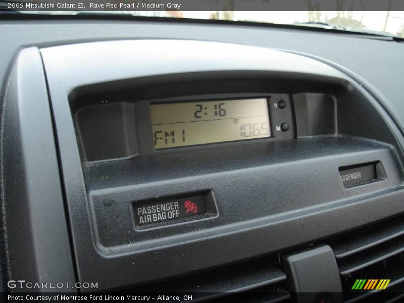 Rave Red Pearl / Medium Gray 2009 Mitsubishi Galant ES