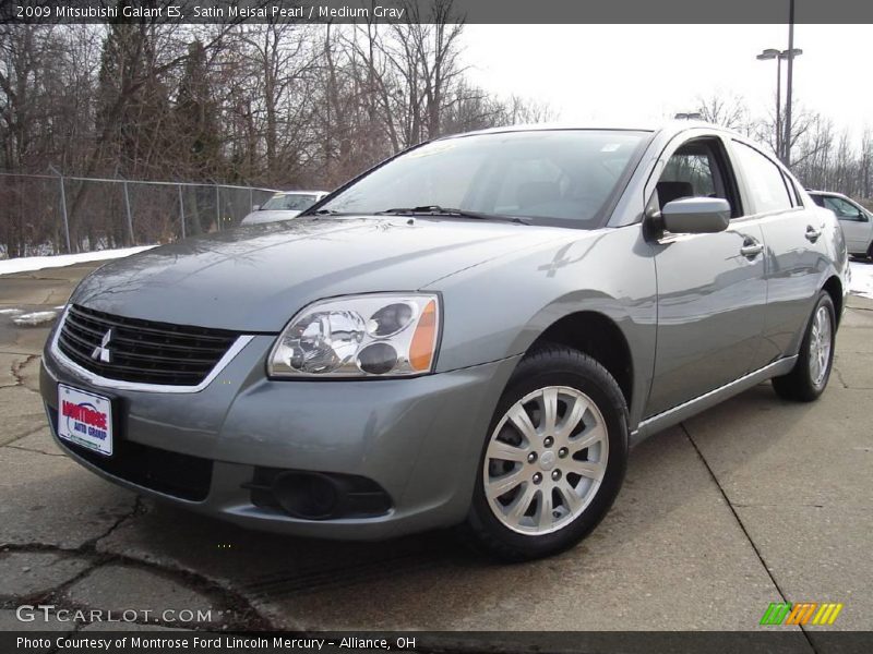 Satin Meisai Pearl / Medium Gray 2009 Mitsubishi Galant ES