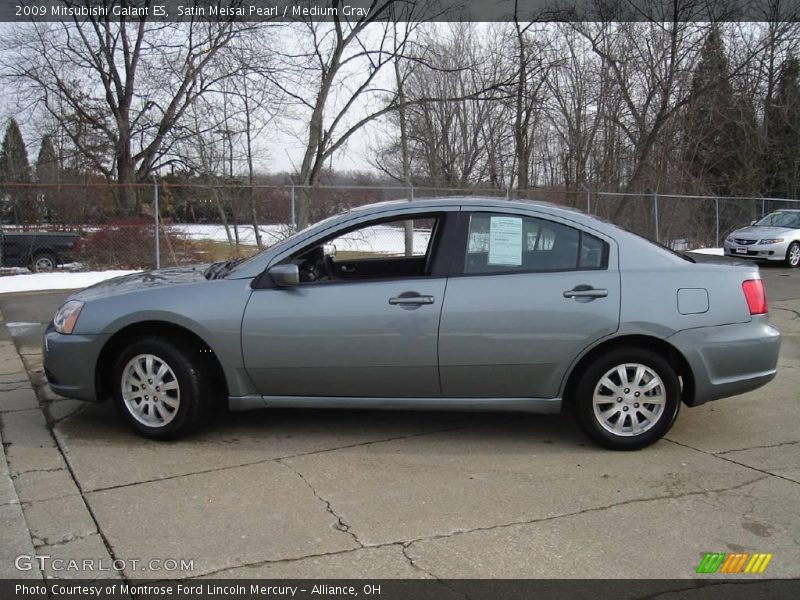 Satin Meisai Pearl / Medium Gray 2009 Mitsubishi Galant ES