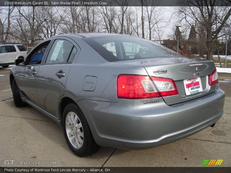 Satin Meisai Pearl / Medium Gray 2009 Mitsubishi Galant ES