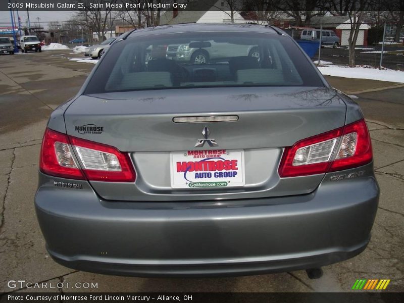 Satin Meisai Pearl / Medium Gray 2009 Mitsubishi Galant ES