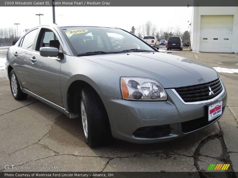 Satin Meisai Pearl / Medium Gray 2009 Mitsubishi Galant ES