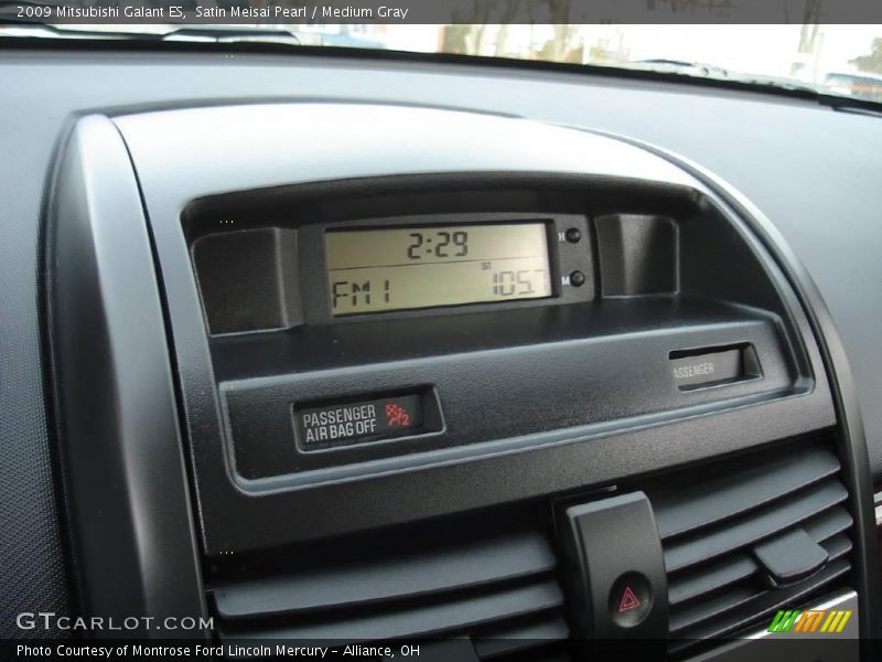 Satin Meisai Pearl / Medium Gray 2009 Mitsubishi Galant ES