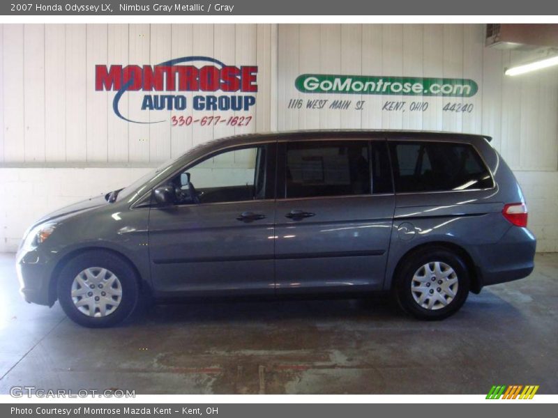 Nimbus Gray Metallic / Gray 2007 Honda Odyssey LX