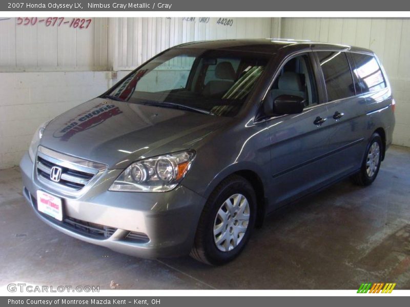 Nimbus Gray Metallic / Gray 2007 Honda Odyssey LX