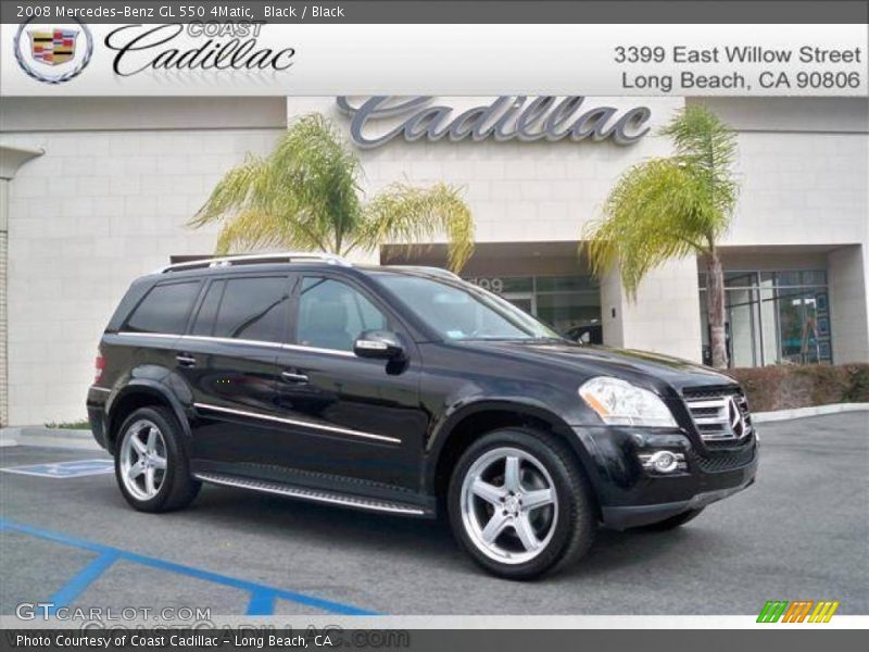 Black / Black 2008 Mercedes-Benz GL 550 4Matic