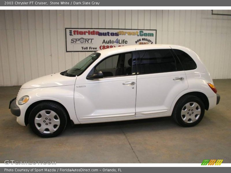 Stone White / Dark Slate Gray 2003 Chrysler PT Cruiser