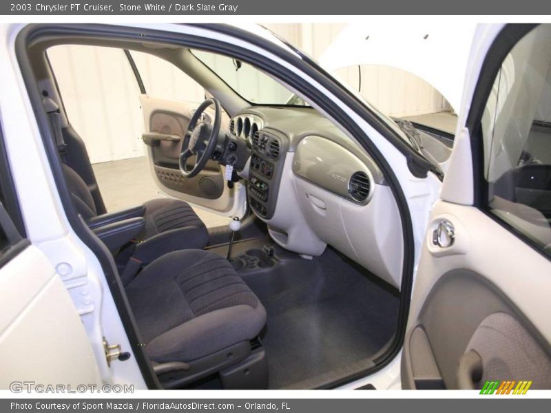 Stone White / Dark Slate Gray 2003 Chrysler PT Cruiser