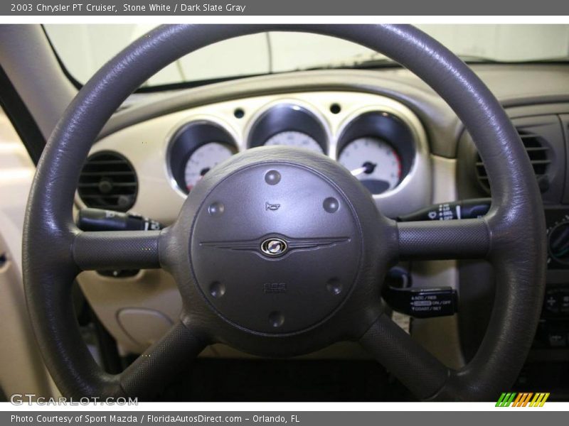 Stone White / Dark Slate Gray 2003 Chrysler PT Cruiser