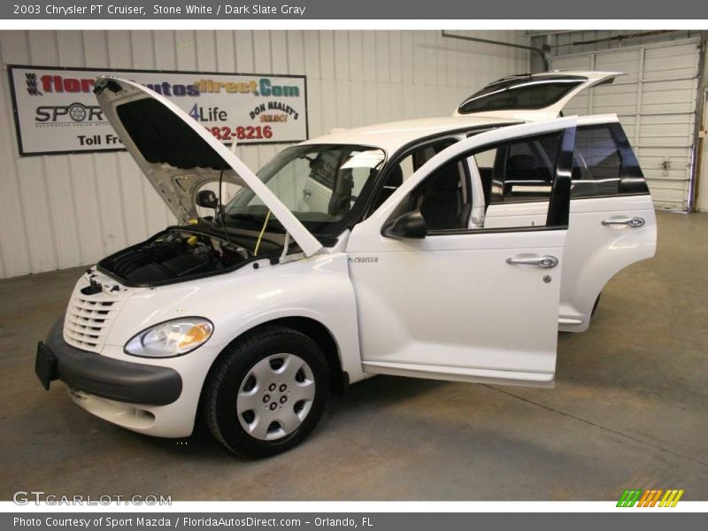 Stone White / Dark Slate Gray 2003 Chrysler PT Cruiser