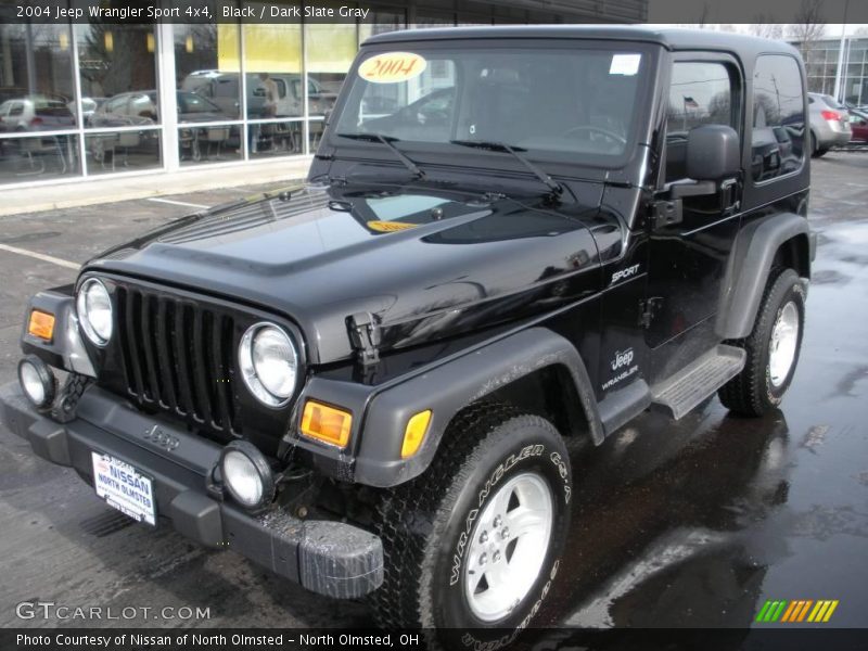Black / Dark Slate Gray 2004 Jeep Wrangler Sport 4x4