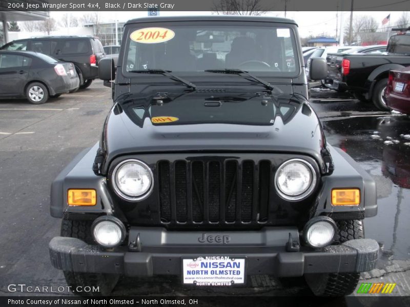 Black / Dark Slate Gray 2004 Jeep Wrangler Sport 4x4
