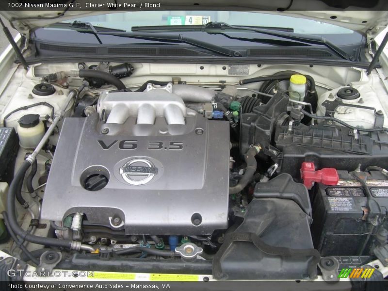 Glacier White Pearl / Blond 2002 Nissan Maxima GLE