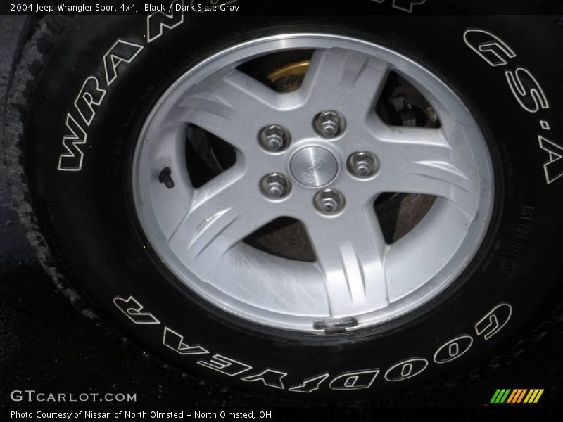 Black / Dark Slate Gray 2004 Jeep Wrangler Sport 4x4