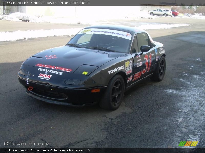 Brilliant Black / Black 1993 Mazda MX-5 Miata Roadster