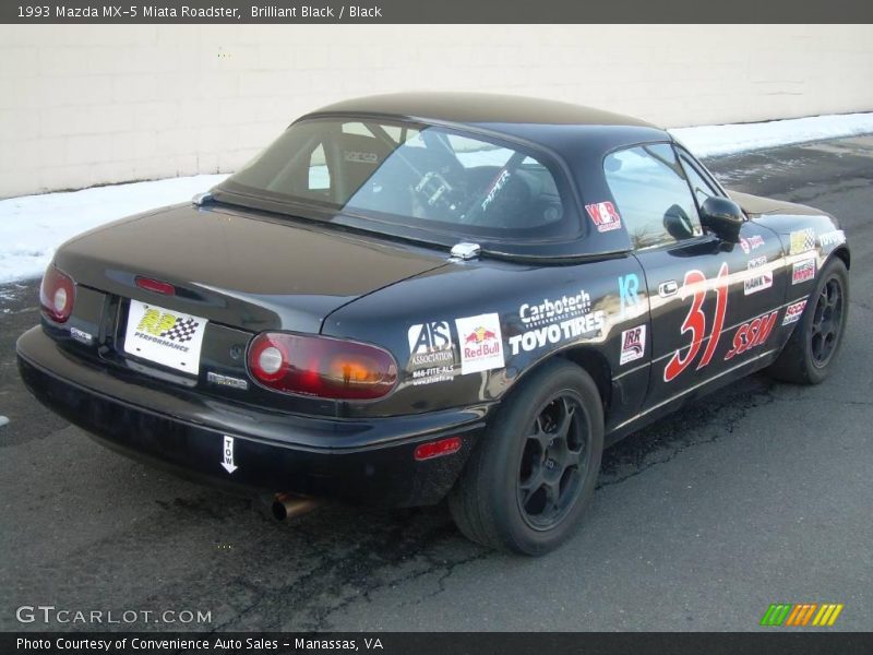 Brilliant Black / Black 1993 Mazda MX-5 Miata Roadster