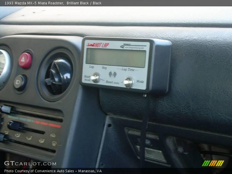 Brilliant Black / Black 1993 Mazda MX-5 Miata Roadster