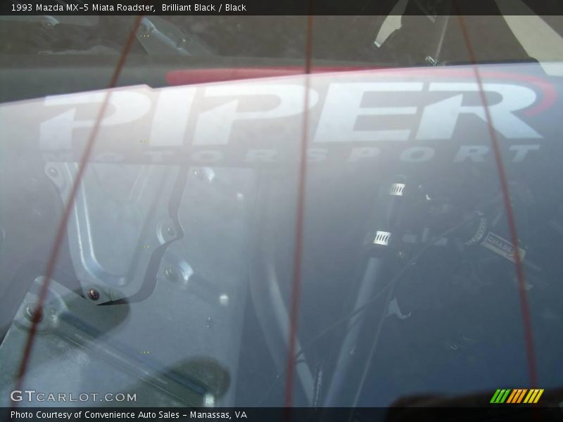 Brilliant Black / Black 1993 Mazda MX-5 Miata Roadster