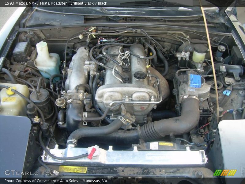 Brilliant Black / Black 1993 Mazda MX-5 Miata Roadster